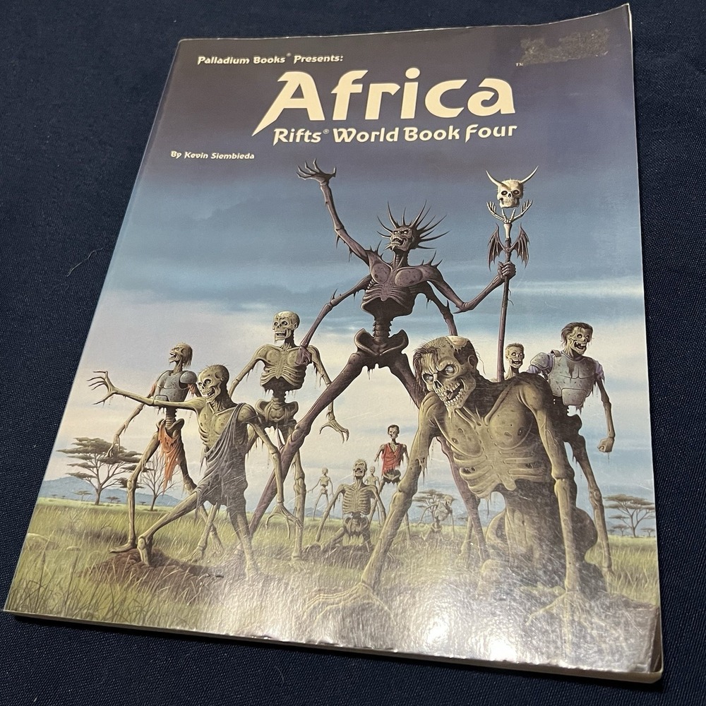 Rifts World‎ Book 4 Four AFRICA Siembieda, Kevin Rifts  -- Palladium Books